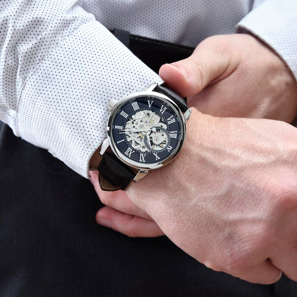 15th Wedding Anniversary Watch Gift for Husband