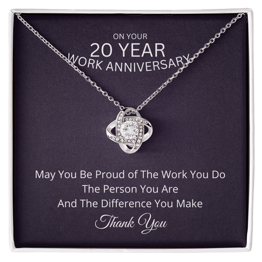 20 Year Work Anniversary Gift For Woman