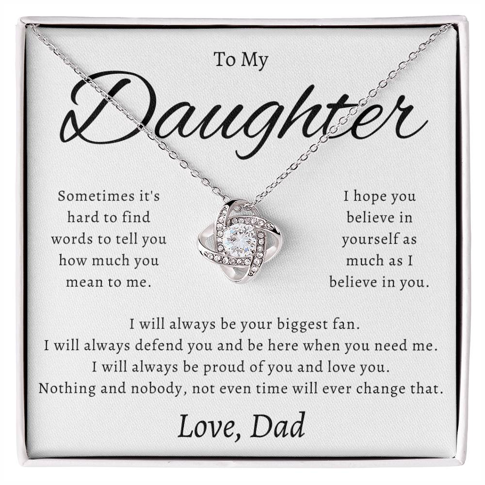 To My Daughter - Hard To Find Words