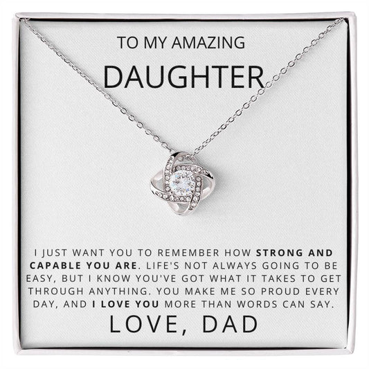 To My Amazing Daughter - I Love You More Than Words Can Say