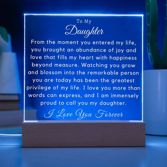 To My Daughter - You Brought An Abundance Of Joy