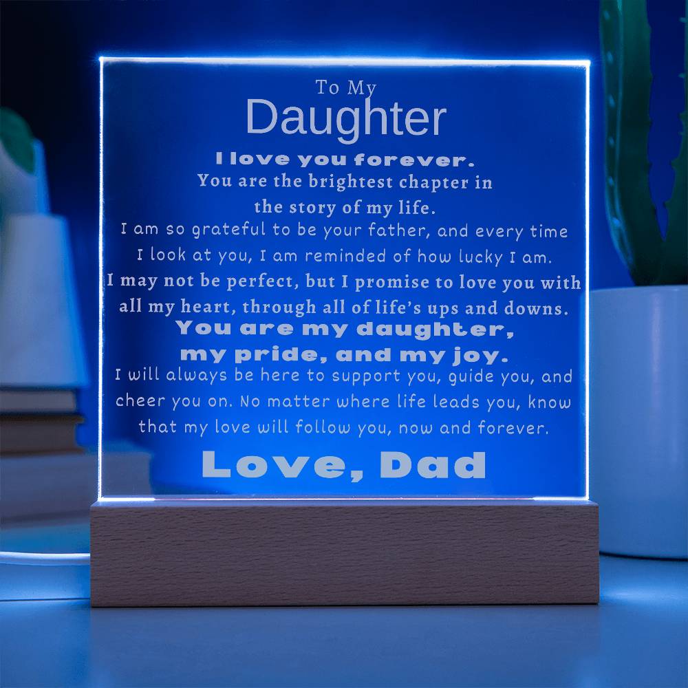 To My Daughter - You Are The Brightest Chapter