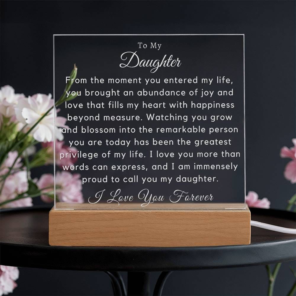 To My Daughter - You Brought An Abundance Of Joy