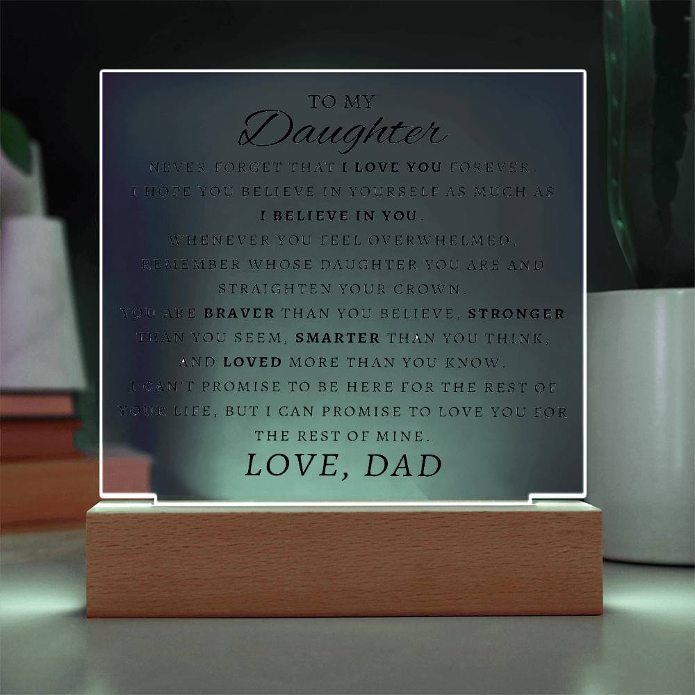 To My Daughter - Never Forget That I Love You Forever