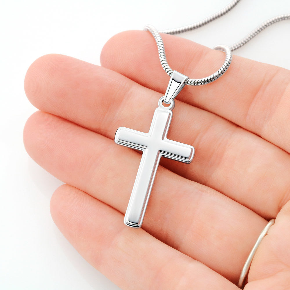 To My Daughter from Dad Cross Necklace
